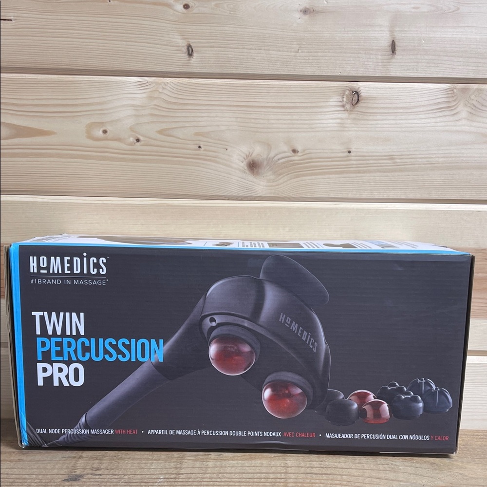 Homedics Twin Percussion Pro Handheld
3 speed Massager w/ Heat option